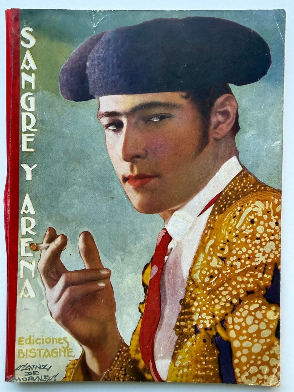 RARE 1920's Rudolph Valentino Spanish Movie Tie In Paperback Book Hollywood